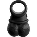 KING COCK - ELITE ANNEAU AVEC TESTICULE VIBRANT SILICONE 1 