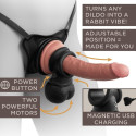 KING COCK - ELITE ANELLO CON TESTICOLO VIBRANTE IN SILICONE 6 