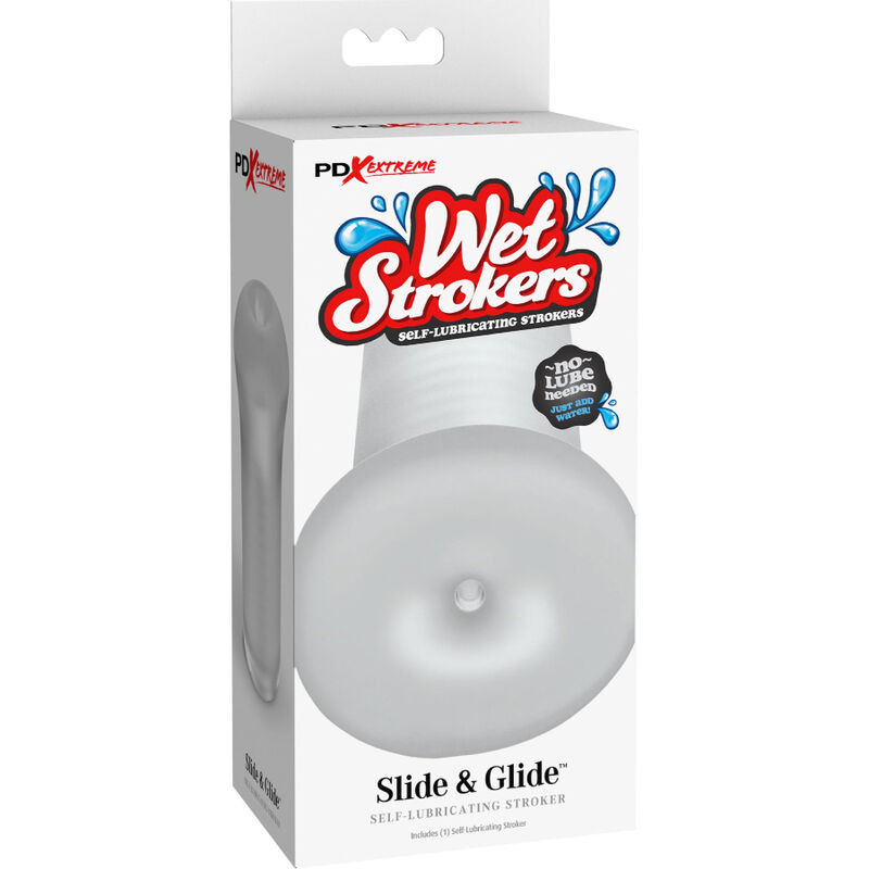 FETISH FANTASY EXTREME - SLIDE & GLIDE STROKER SILICONE TRANSPARENT 3 