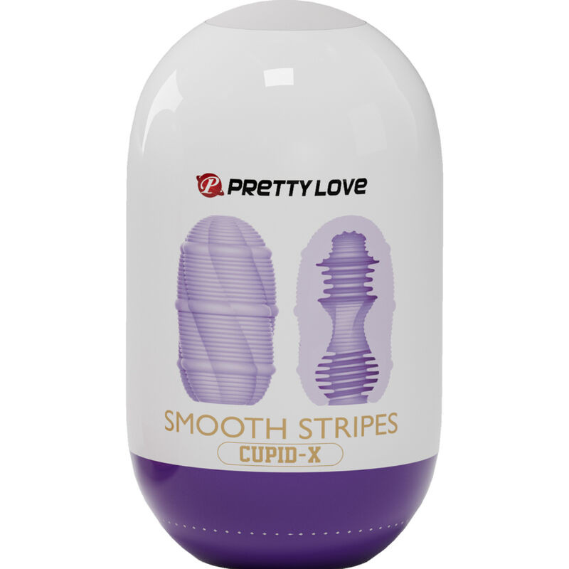 PRETTY LOVE - SMOOTH STRIPES CUPID MASTURBATOR EGG 4 