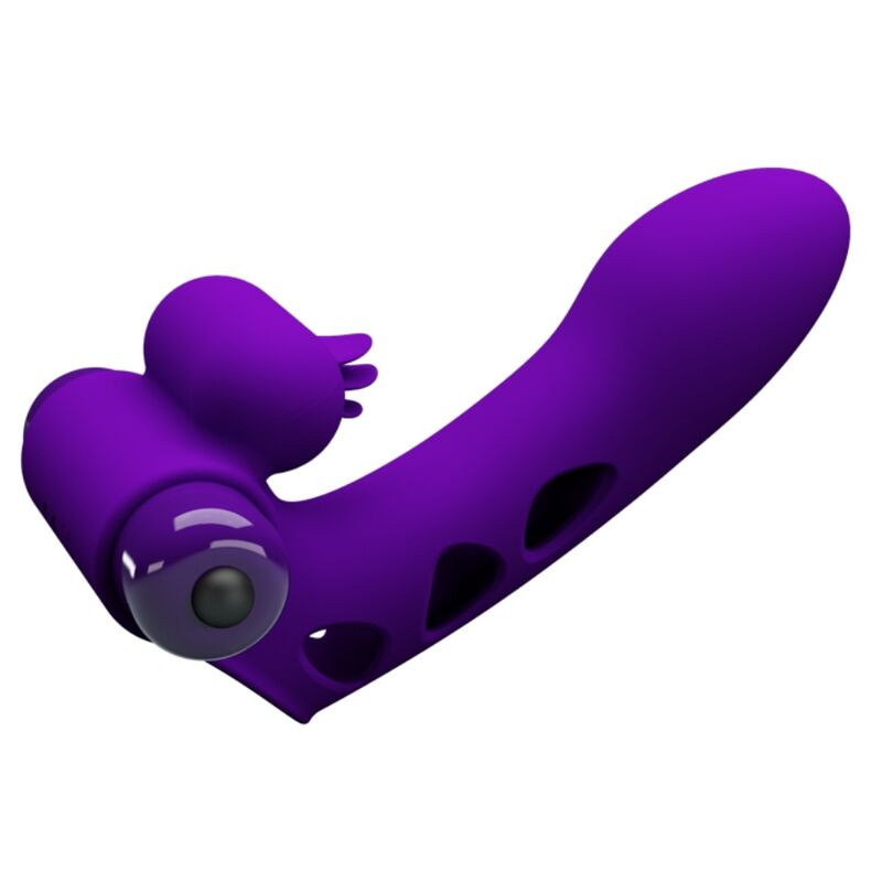 PRETTY LOVE - COUVERCLE DE DOIGT VIBRATEUR ORLANDO VIOLET 2 