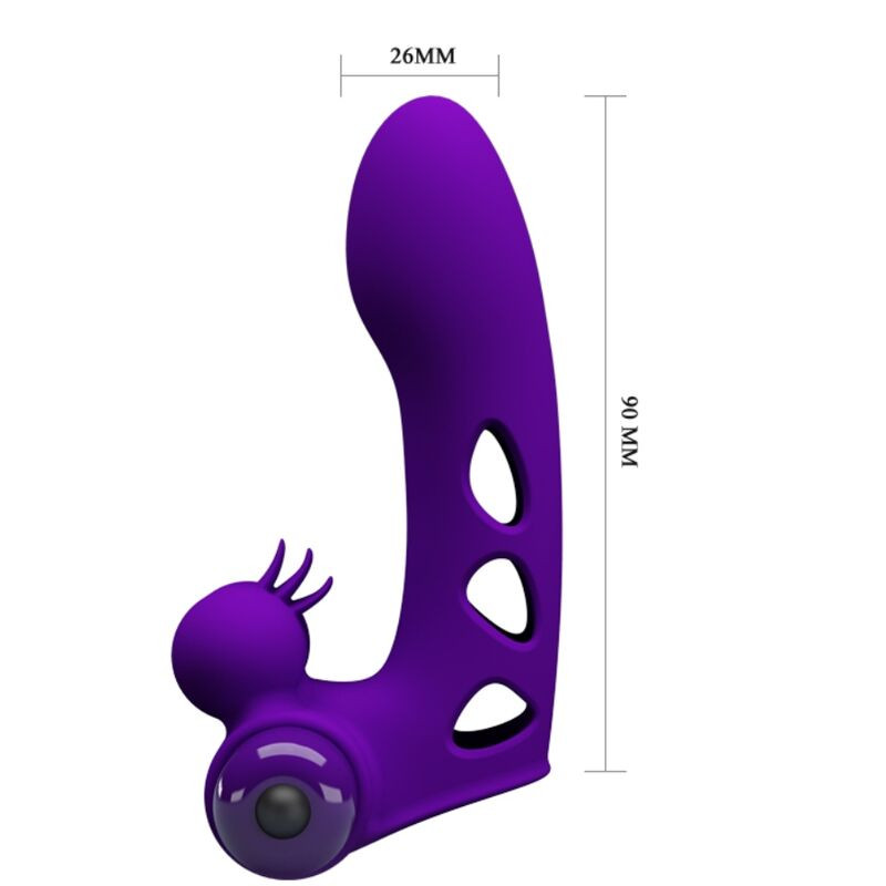 PRETTY LOVE - COUVERCLE DE DOIGT VIBRATEUR ORLANDO VIOLET 4 