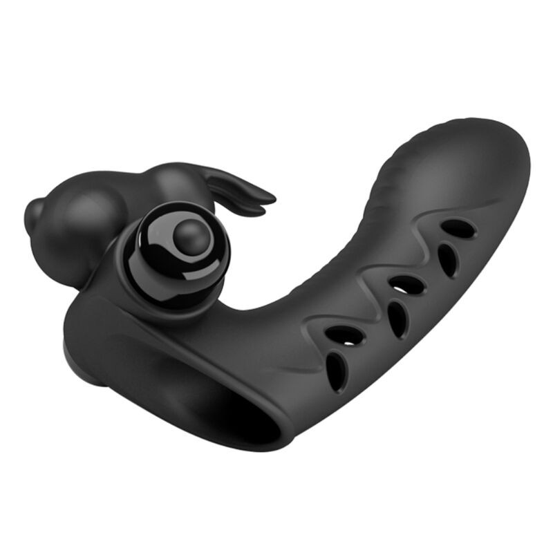 PRETTY LOVE - VANCE BLACK RABBIT VIBRATOR FINGER COVER 2 