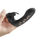 PRETTY LOVE - VANCE BLACK RABBIT VIBRATOR FINGER COVER 5 