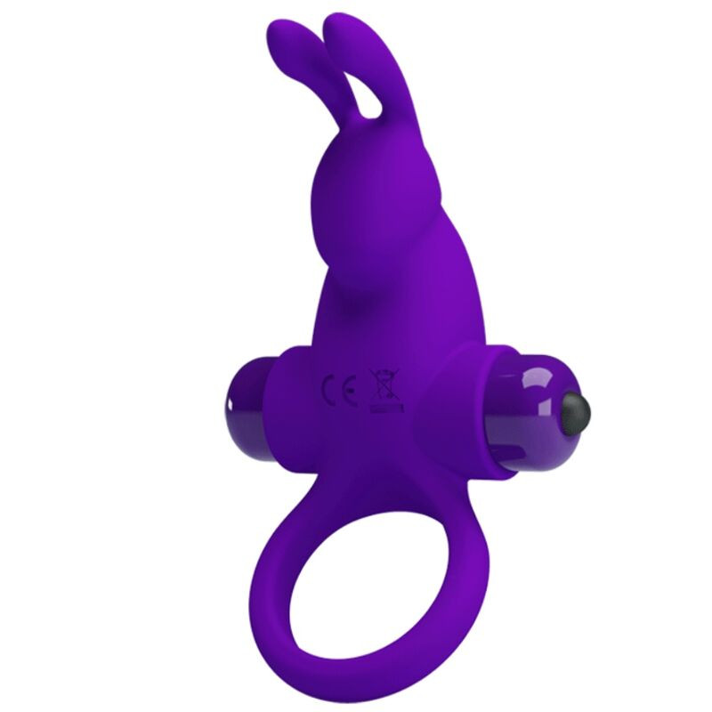 PRETTY LOVE - VIBRATOR RING I RABBIT FOR PURPLE PENIS 1 