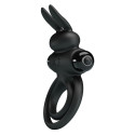 PRETTY LOVE - ANELLO VIBRATOR III RABBIT PER PENE NERO 2 