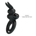 PRETTY LOVE - VIBRATOR III RABBIT RING FOR BLACK PENIS 6 