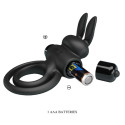 PRETTY LOVE - VIBRATOR III RABBIT RING FOR BLACK PENIS 7 