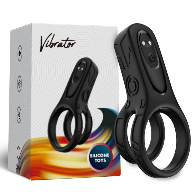 ARMONY - DOUBLE RING VIBRATOR BLACK 3 