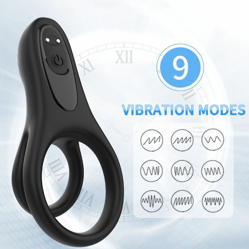 ARMONY - DOUBLE RING VIBRATOR BLACK 2 