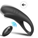 ARMONY - ANELLO VIBRATORE SHARK PER TELECOMANDO DI COPPIA NERO 1 