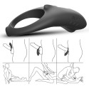 ARMONY - SHARK VIBRATOR RING FOR COUPLES REMOTE CONTROL BLACK 4 