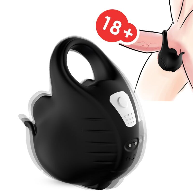 ARMONY - CUPPING VIBRATOR RING REMOTE CONTROL BLACK 1 