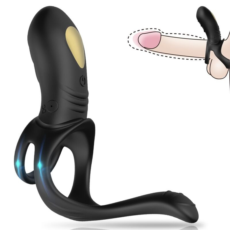 ARMONY - JOY JUMPER RINGVIBRATOR FÜR PAARE & ANALPLUG FERNBEDIENUNG SCHWARZ 1 