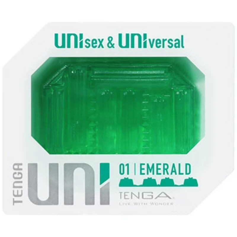 TENGA - DÉ DÉS MASTURBATEUR UNI ÉMERAUDE 2 