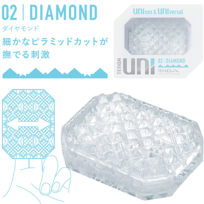 TENGA - UNI DIAMOND MASTURBATOR-Fingerhut 1 