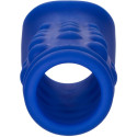 CALEXOTICS - ADMIRAL BEADED PENIS COVER LIQUID SILICONE BLUE 2 