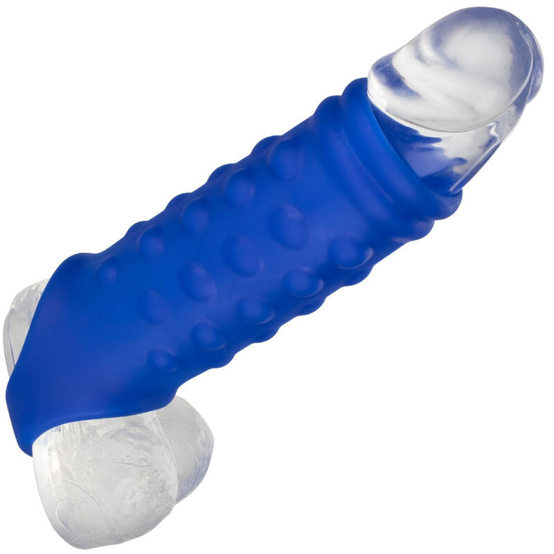 CALEXOTICS - ADMIRAL COUVERCLE DE PÉNIS EN PERLES SILICONE LIQUIDE BLEU 4 