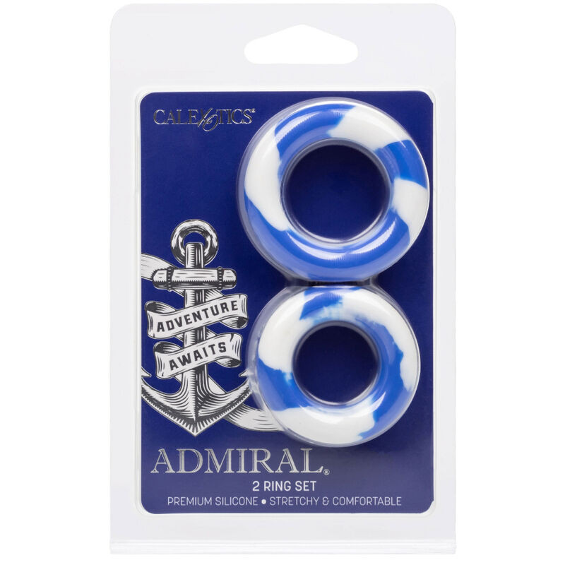 CALEXOTICS - ADMIRAL SET 2 ANELLI PER PENE 3 