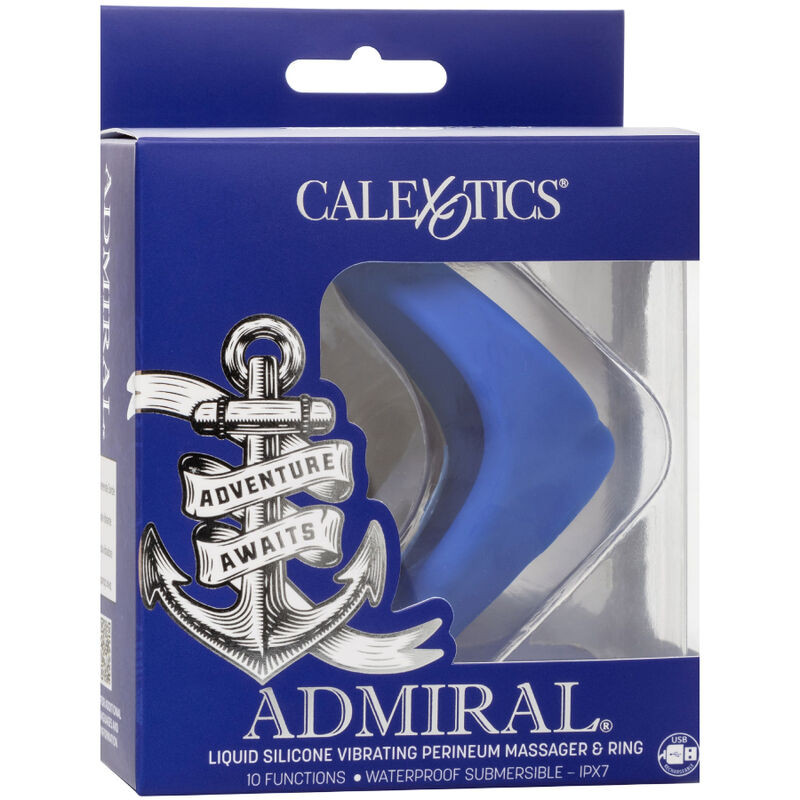 CALEXOTICS - ADMIRAL MASSAGGIATORE PERINEO BLU 5 