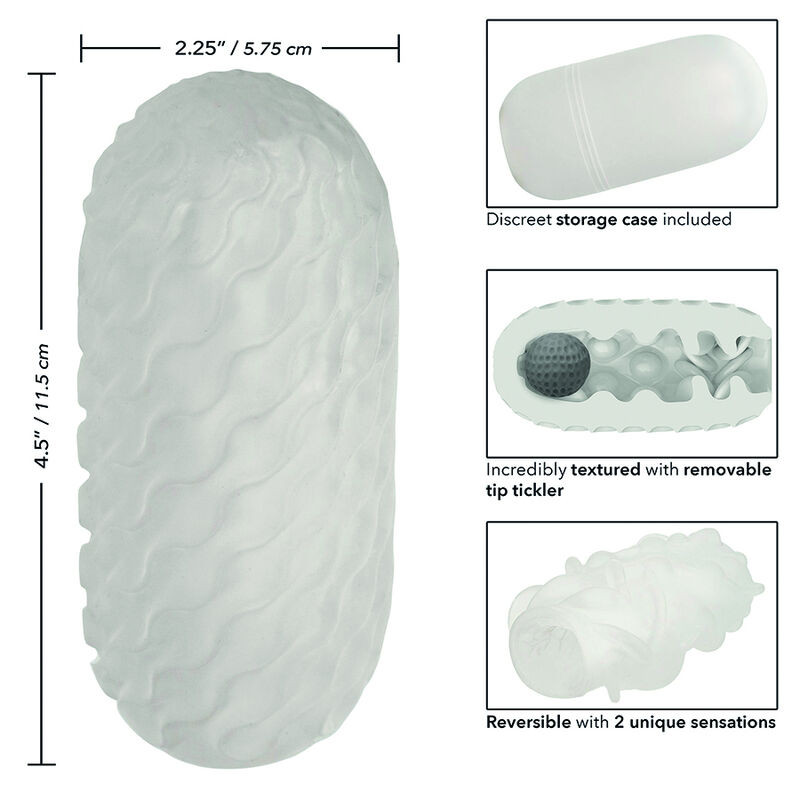 CALEXOTICS - BOUNDLESS SFERA SQUISHY REVERSIBILE GIALLA 12 