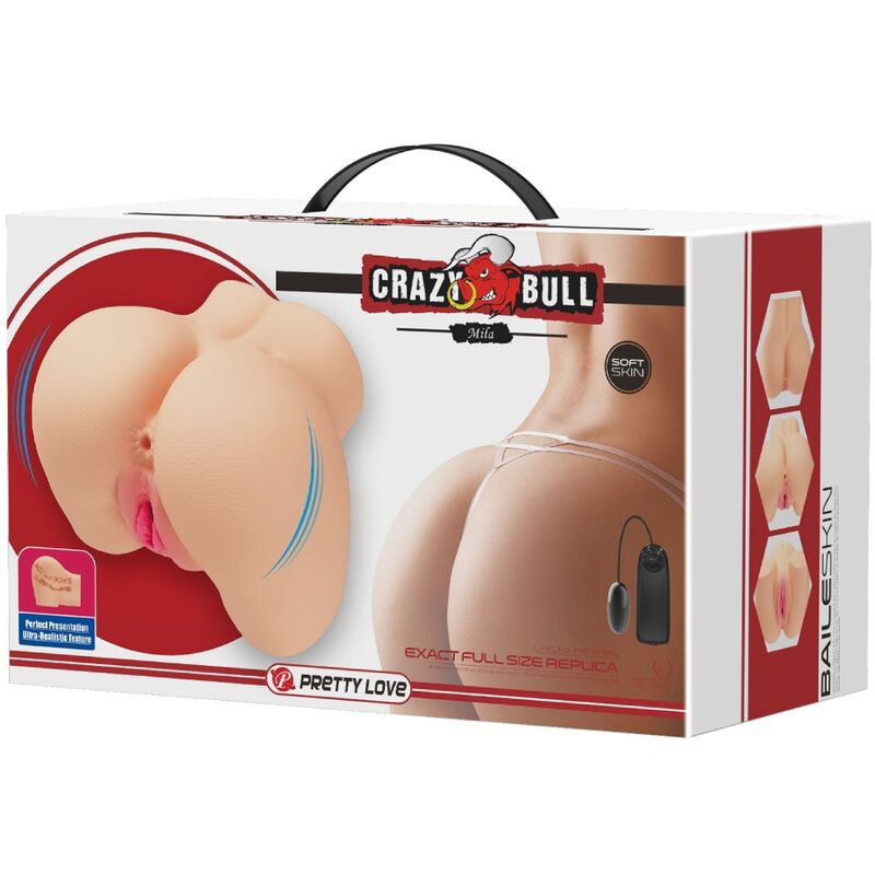 CRAZY BULL - REALISTIC VAGINA AND ANUS MILA VIBRATOR 8 