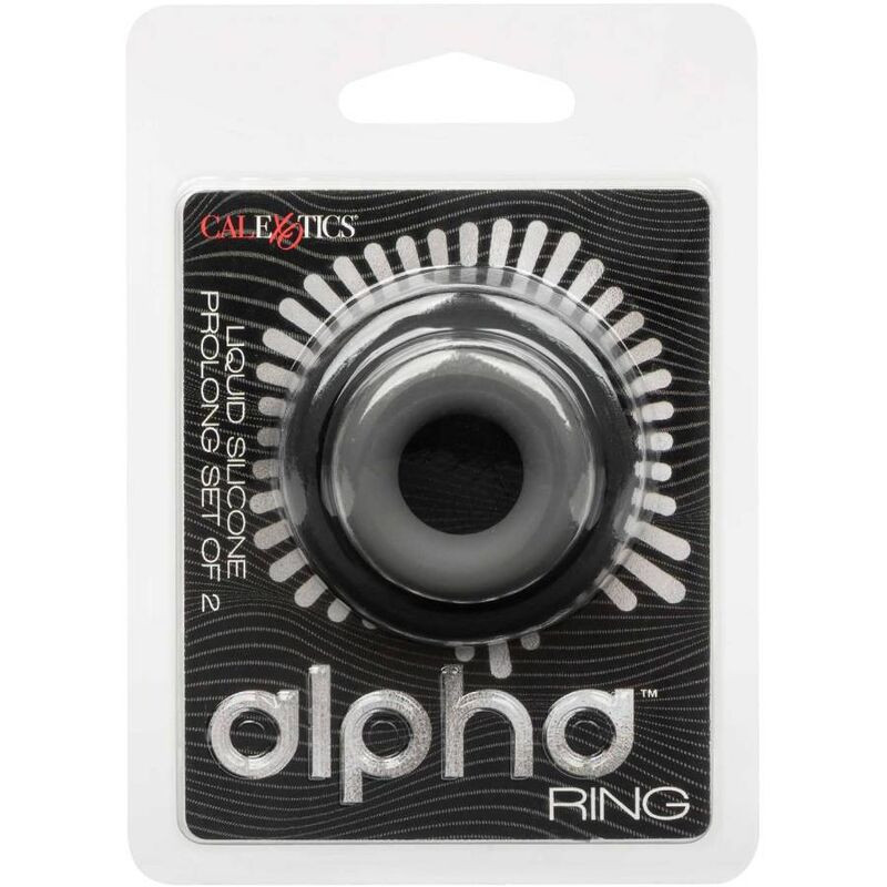 CALEXOTICS - ALPHA PROLONG SET OF 2 RING GREY 2 