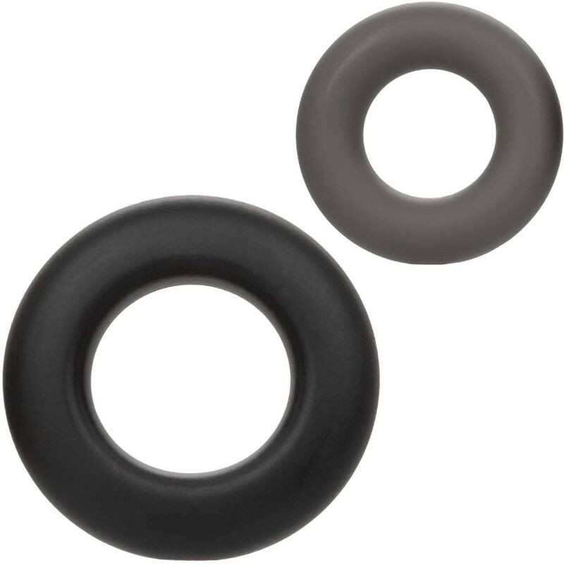 CALEXOTICS - ALPHA PROLONG SET OF 2 RING GREY 5 