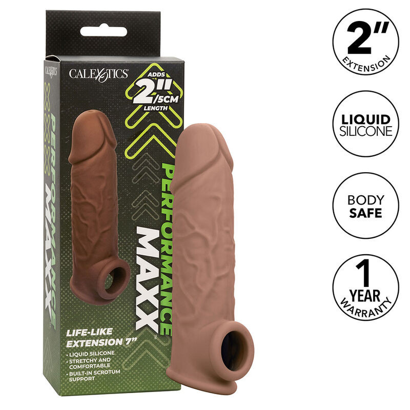 CALEXOTICS - EXTENSION PERFORMANCE MAXX LIFE-LIKE 7 PEAU MARRON 1 