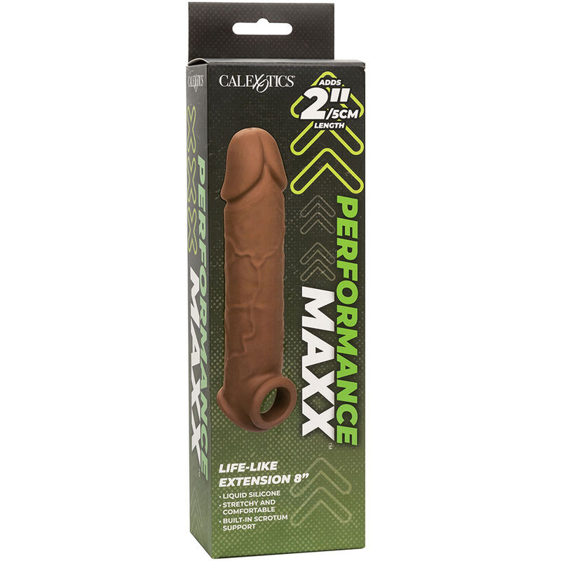 CALEXOTICS - PERFORMANCE MAXX LEBENSNAHE EXTENSION 8 BRAUNE HAUT 11 