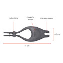 ONINDER - ANELLO VIBRATORE REGOLABILE RICARICABILE PAMPA CON STIMOLATORE CLITORIDE 10 VELOCITÀ - APP GRATUITA 4 