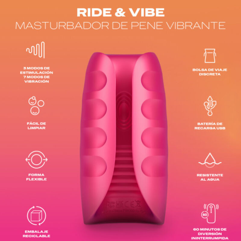 DUREX - MASTURBATEUR VIBRATEUR TOY RIDE & VIBE 1 