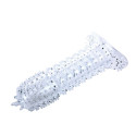 BAILE - PENIS SHEATH WITH TRANSPARENT STIMULATING POINTS 14 CM 2 