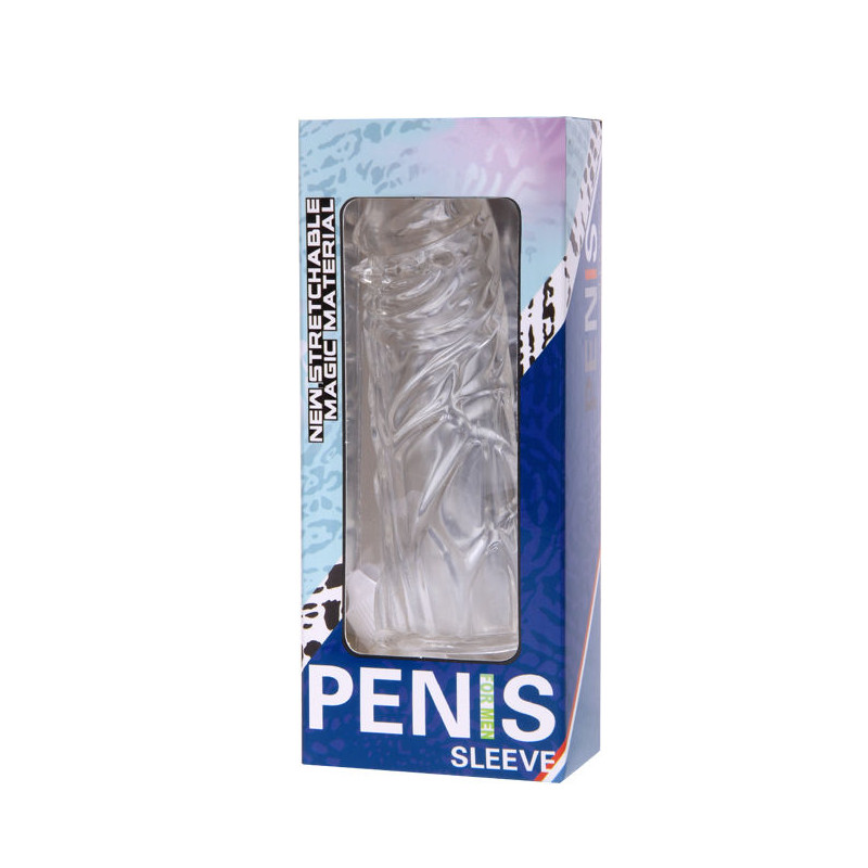 BAILE - LILAC COVER FOR THE PENIS IN ADAPTABLE SILICONE 13 CM 7 