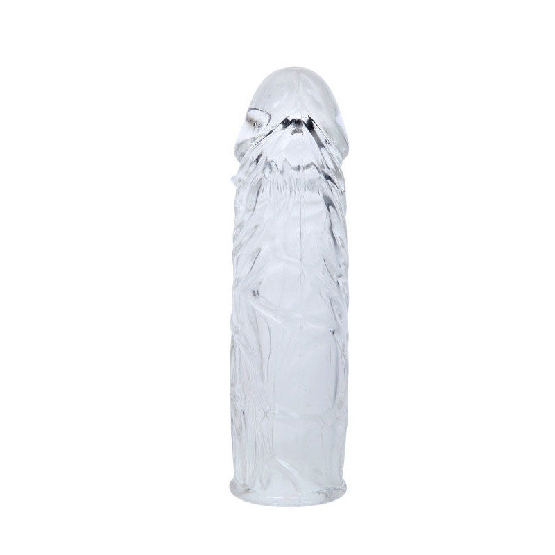 BAILE - TRANSPARENT SILICONE PENIS COVER 13 CM 2 