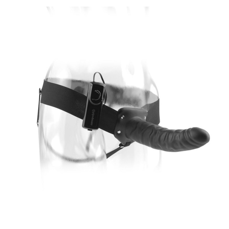 FETISH FANTASY SERIES - 19 CM VIBRANT CREUX STRAP-ON NOIR 1 