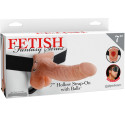 FETISH FANTASY SERIES - 7 HOHL STRAP-ON MIT BLLEN 17,8 CM FLEISCH 1 