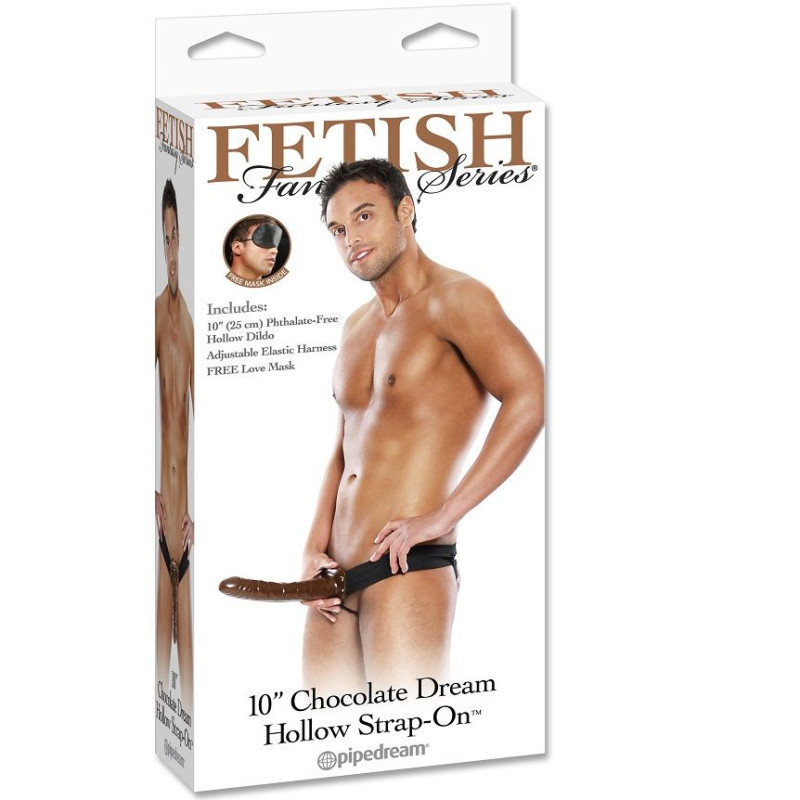 FETISH FANTASY SERIES - CHOCOLATE DREAM HOHL STRAP-ON 1 