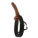 FETISH FANTASY SERIES - CHOCOLATE DREAM HOLLOW STRAP-ON 3 