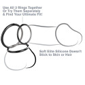 FANTASY C-RINGZ - SILICONE 3 RING STAMINA SET 1 