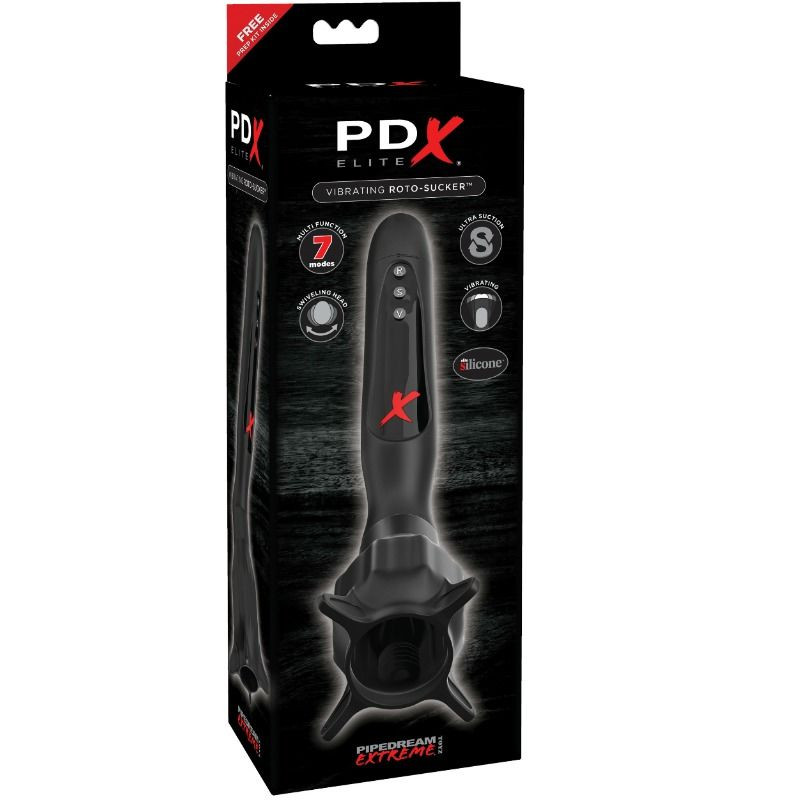 PDX ELITE - VIBRATING ROTO SUCKER 1 