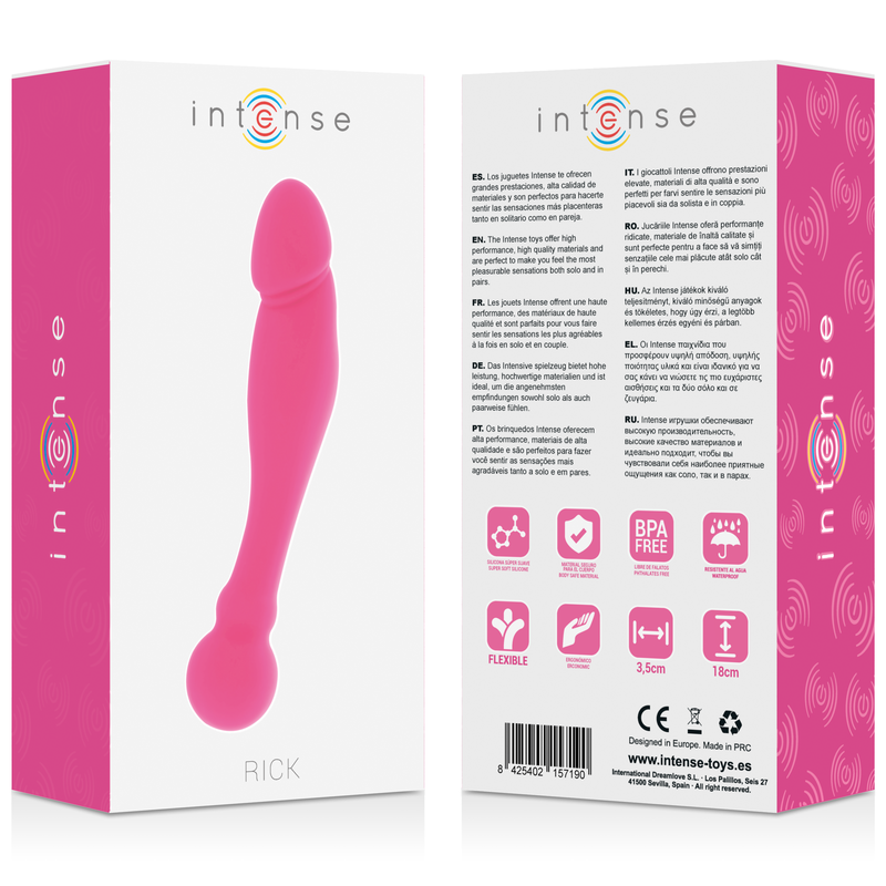 INTENSE - SILICONE RICK DUAL ROSA 5 