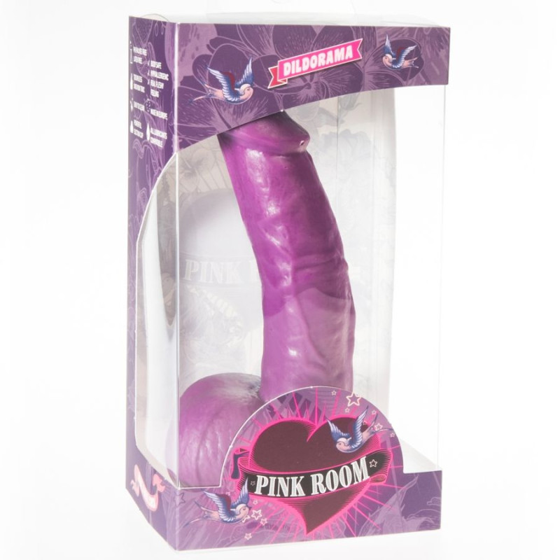 PINK ROOM - GODE RÉALISTE CONNOR VIOLET 16 CM 1 