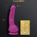 G-VIBE - GREAL MINI DILDO VIBRATORE IN SILICONE FUCSIA 1 