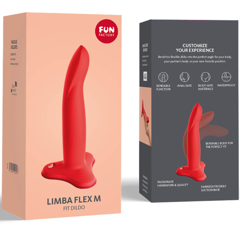 FUN FACTORY - GODE FLEXIBLE LIMBA ROUGE TAILLE M 4 