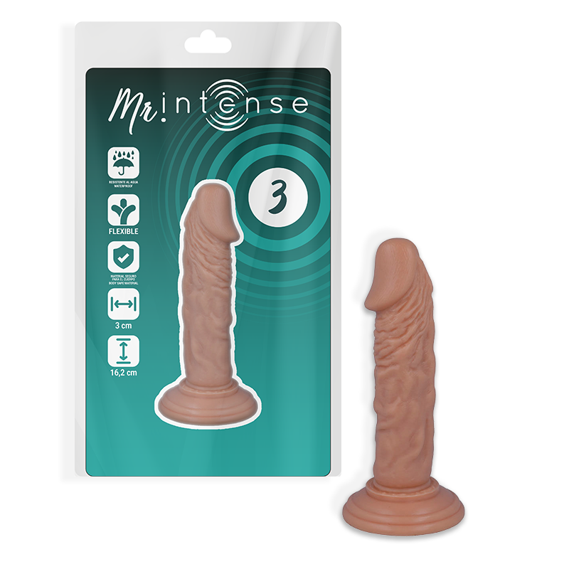 MR INTENSE - 3 REALISTIC COCK 16.2 CM -O- 3 CM 2 