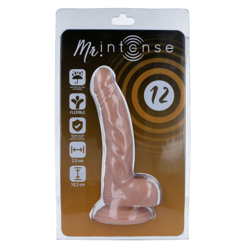 MR INTENSE - 12 PENE REALISTICO 18.2 CM -O- 2.5 CM 6 