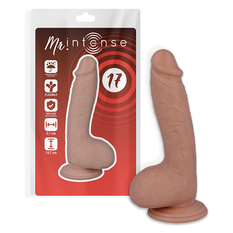 MR INTENSE - 17 PENE REALISTICO 19.7 CM -O- 4.1 CM 2 