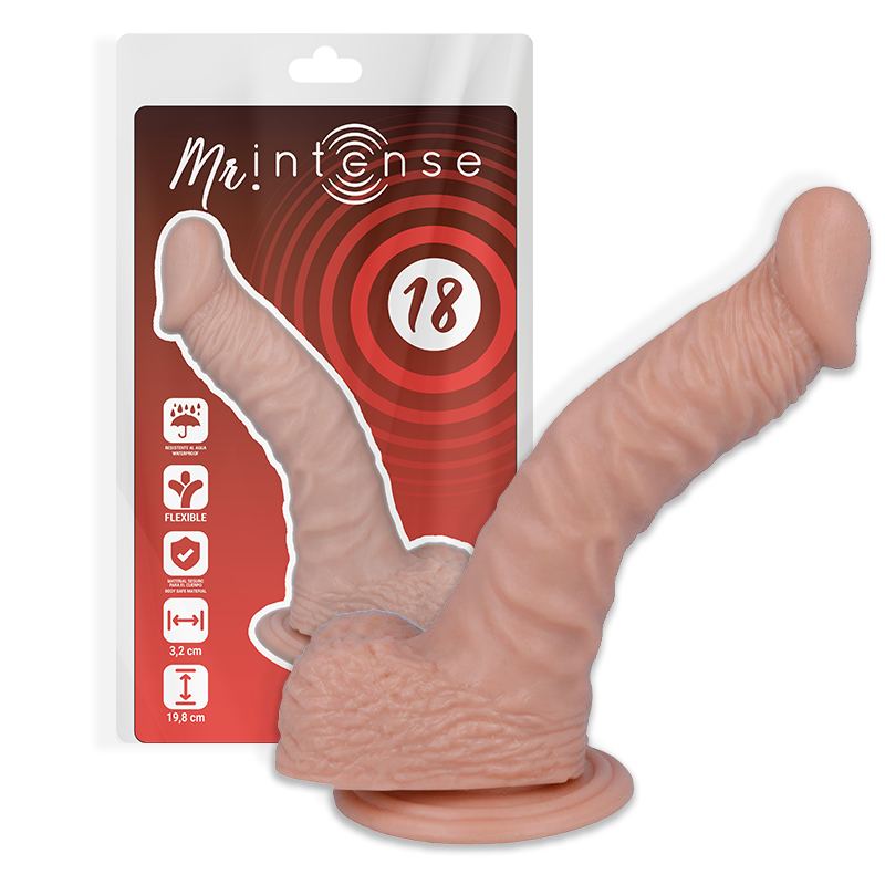 MR INTENSE - 18 PENE REALISTICO 19.8 CM -O- 3.2 CM 2 