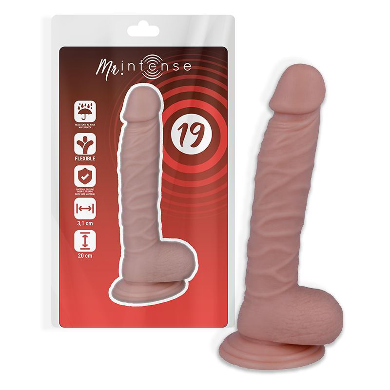 MR INTENSE - 19 REALISTIC COCK 20 CM -O- 3.1 CM 2 